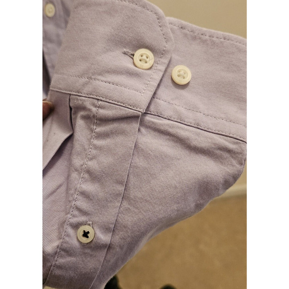 Banana Republic Soft Wash Men's Purple Long Sleeve Button Shirt SZ Tall X-LG NWT - Picture 7 of 8